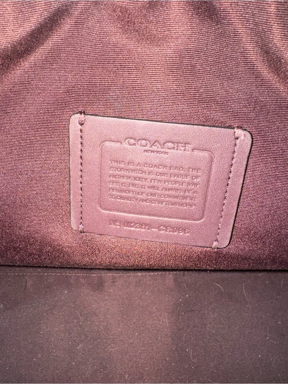Coach Nina Tote Bag in Black Leather